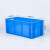 金兽EU物流箱外径:800*400*340mm叠加物流箱塑料方箱GC1079加厚蓝色