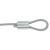 海斯迪克 HKCL-230 八字铝套 钢丝绳配件 椭圆双孔铝扣卡扣  M12（20个） 铝夹头 