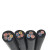 敏达(minda) YZ3*1.5+2*1平方 电线电缆 国标中型橡套线 3+2芯多股软橡套线缆 黑色100米/盘GN