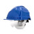 格林维迩（GREENWILL）NCSL 带护目镜安全帽 蓝色