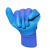谋福（CNMF）加厚防滑物理压纹系列 工地工厂煤矿劳保手套   （蓝色物理压纹X688） （一打） 