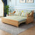 唐弓 美式 折叠沙发床两用实木客厅小户型多功能沙发床折叠单双人拉床 浅绿色 1.5米白色框架