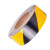 优易固晶格反光膜交通安全警示标识反光胶带 黑黄15cm*25m*2卷