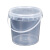 澳翊 pp材质外卖打包桶带盖扣易开海蜇桶透明桶带提手塑料桶定制 透明 500ML