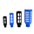 塑料消声器 PSL-03 3分 蓝色 10只/包单位包