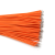 丢石头 24/30#电子连接线 OK线飞线PCB跳线面包板线 双头镀锡铜芯连接线长导线 100条/件 橙色 24AWG,30CM