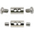 柏木格（BAI MU GE）可调锁扣卡扣紧固钢丝绳锁线器双孔锁夹收紧 大号横双孔(1个价格)