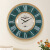 枫叶（MapleLeaf） 家用简约美式挂钟欧式现代创意石英钟客厅轻奢实木艺术装饰时钟 6008