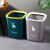 盛方拓 【12L方形颜色随机发货】塑料垃圾桶厨房卫生间垃圾桶酒店卫生桶方形办公室纸篓