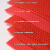 稳斯坦 S型PVC镂空地毯 3.5厚0.9m宽*1m红色 塑胶防水泳池垫浴室厕所防滑垫 WL-132