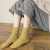 OMGB竖条女袜休闲时尚纯色百搭袜子 竖条女袜 10双混搭