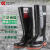 成楷科技 CKF-X008 高筒雨鞋 黑色 38码