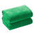 益美得 DA1079 加厚超细纤维毛巾劳保广告定制毛巾超强吸水巾 绿色30*60cm 10条装