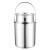 304不锈钢密封罐提奶桶酒桶花生油桶密封提罐便携捞酸奶桶 304钢10L直径22高度30cm