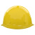 伟光安全帽 新国标 电绝缘 ABS透气 工地工程 圆顶透气黄色