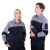 斯卡地尔（Scotoria）夏季工作服套装 分体式长袖工装舒适高棉 CVC1401灰蓝色 1套S码