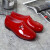 安至防护 D335 耐磨雨鞋男士浅口水鞋雨靴水靴防滑防水塑胶套鞋劳保胶鞋  红色 42