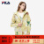 斐乐（FILA）Fila女梭织外套2022冬舒适轻便时尚宽松连帽长版休闲上衣 满印一- 155/76A/XS