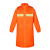 征战虎 反光雨衣环卫户外工地雨披长款连帽执勤巡逻雨衣 ZKR365 橙色 L/170