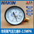 HAKIN青岛华青氮气氧气压力表高压表气压表减压器阀表头 华青氧气表0-2.5mpa