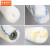 京洲实邦 油漆刷羊毛滚筒装修涂料刷墙工具滚筒刷十个装B 8寸纯白长毛棉线