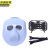 京洲实邦 透气面罩+3个白镜+一条绑带 电焊面罩头戴式氩弧烧焊眼镜JZSB-9259
