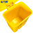 希万辉 黄色60L 加厚脚踏带盖垃圾桶医疗废物处理利器盒XWH0011