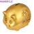 金猪存钱罐铜摆件十二生肖铜猪儿童储蓄罐创意工艺品 进宝猪 17419N1