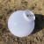 球形中华路灯灯罩螺口卡口亚克力柱子柱头圆球围墙户外防水外壳 (不发黄加厚)直径30卡口9.5CM