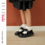 ELLE KIDS童鞋春夏儿童皮鞋舒适软底学生鞋小女孩公主鞋 EFD130031 米色