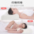 诺伊曼（noyoke）乳胶枕头枕芯 平板颈椎枕透气高低成人乳胶枕睡眠枕芯橡胶枕头