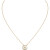 Cartier卡地亚迷你款护身符项链直径12mm链长可调38-41cm预售 B3047100 18K黄金 白色珍珠贝母