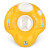 鲸保儿童游泳圈 宝宝戏水沐浴男女童坐圈 小孩充气救生浮圈游泳装备 黄色L(2-6岁 22-44斤宝贝）