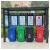 户外垃圾分类亭收集亭垃圾箱街道学校小区环卫四分类回收房广告牌 HF-01款 现货秒发含240L桶