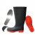 【迈凯乐】雨鞋男款高筒下雨天户外钓鱼洗车防雨水雨靴耐磨 型号M-YJ001 黑色 42 