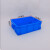 加厚 大号周转浅箱 活鱼生鲜包装周转箱 收纳箱 740*560*230毫米 蓝色