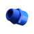 联塑（LESSO）外丝直接头(PVC-U给水配件)蓝色 dn25XR3/4＂