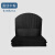 千奇梦适用于黑色一次性帽子厨师帽男女厨房工作防护帽加厚耐用无纺布帽 圆顶中帽(20个/包)