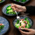 美浓烧（Mino Yaki） 美浓烧日式精美 实用餐具大号家用陶瓷海波纹 7英寸斗笠面碗18*7.3CM