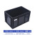 希万辉 周转箱塑胶物流箱加厚电子元件周转盒 600*400*340mm 黑色
