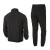 NIKE耐克新款跑步运动套装男 休闲健身拉链外套长裤DM6848-010 黑色(欧码，建议拍小一码) L