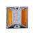 月桐（yuetong）反光道钉凸起路标道路安全轮廓标 YT-Y0072 铸铝双黄 100×100×20mm 1个