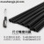 PVC细管子塑料纯黑色小管子硬管圆管细硬管小水管小口径空心线管 内径2mmX外径5mm，1米长