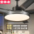 爱美者 吊扇灯客厅餐厅传统直叶风扇灯现代简约铁叶电风扇带吊灯一体 现 40大灯/45寸+变频双控