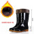 BGH-15劳保雨靴PVC防滑防水防刺靴子 中筒黑色-牛筋底-加绒39