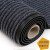 精邦 灰色地毯PVC复合底双条纹地毯地垫 15米/卷 120cm宽