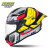 GSB摩托车头盔RC5碳纤维全盔机车赛道男女四季头盔3C认证预留耳机槽 3K普莱克/黄（碳纤维） S（54-55头围）