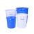 知旦 水桶 含盖100L塑料水桶外径:500*620mm储水桶工业化工桶酒桶胶桶沤肥桶户外垃圾桶 ZST-100L