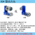 腾锟  4号BT40型防水结构型钻磨镗铣电机组合高精度动力头主轴头 蓝色高速BT40+4000W电机 