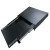 图腾滑动板鼠标板键盘板可抽拉带导轨2U单层/双层键盘 黑色